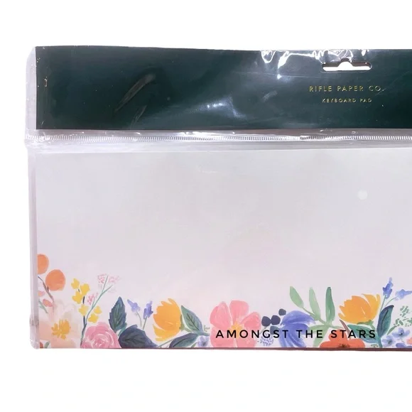 LOT of 2 Rifle Paper Co. Floral Print Keyboard Note Pad - Picture 5 of 8